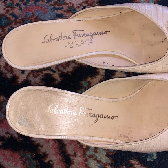 Salvatore Ferragamo • Slip-On Mule Heels - Picture 3 of 6